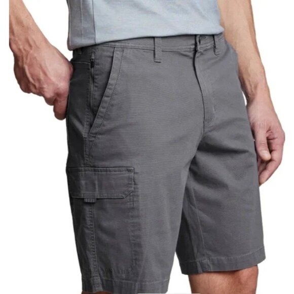 Copper & Oak Men's 34 Gray Venture Ripstop Cargo Shorts Flex Waist N0504 - Picture 2 of 11